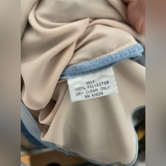 Teri Jon by Rickie Freeman Embroidered Sleeveless Cocktail Dress Sz 8 - Picture 10 of 11